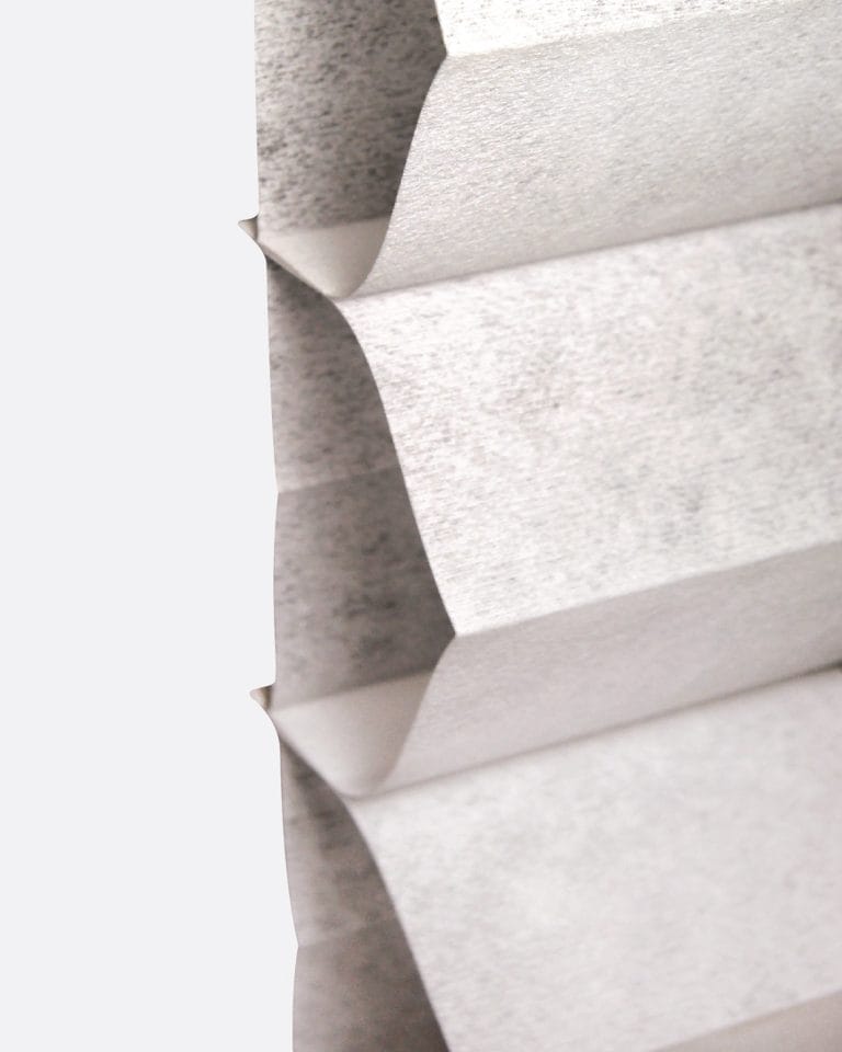 Grand Pleat Translucent Pure White